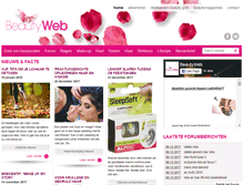 Tablet Screenshot of beautyweb.nl